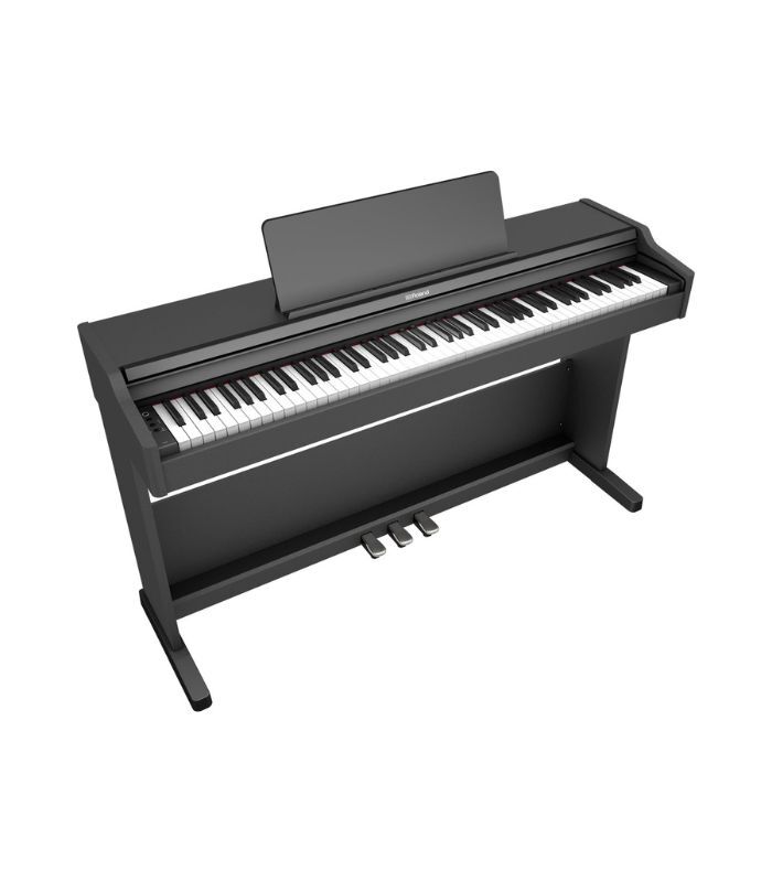 ⁦بيانو رولاند آر بي-١٠٧ بي كيه الرقمي، باللون الأسود⁩ - الصورة ⁦5⁩