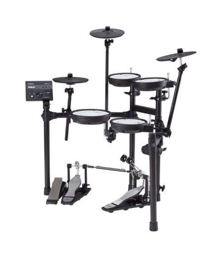 ⁦رولاند - تي دي-٠٧ دي إم كي طبول افتراضية - أسود⁩ - الصورة ⁦1⁩