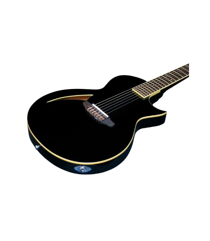 ⁦جيتار إي إس بي - إل تي دي تي إل-٦ الأكوستيك النحيف - أسود⁩ - الصورة ⁦3⁩