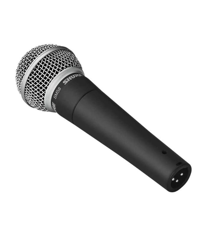 Shure SM58-LC, Cardioid Dynamic Vocal Microphone, Dynamic, Studio Ready, Cardioid, For Live Performance, Home Recording & Podcast
