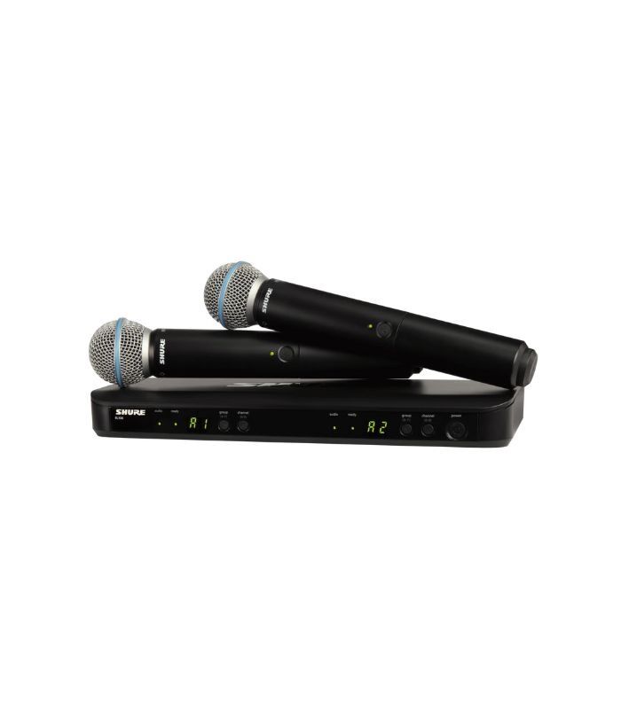 BLX288B58 Shure - BLX288UK/B58-H8E Wireless Dual Vocal System with two Beta 58A - Image 1