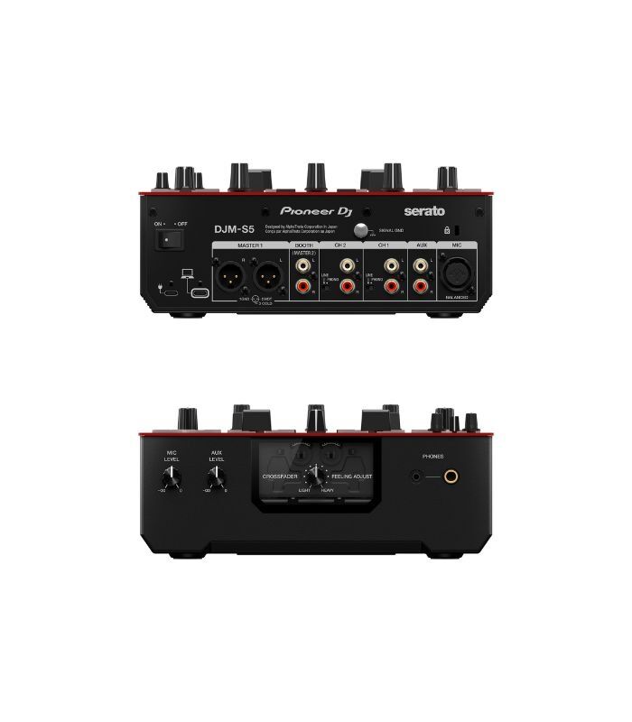 DJM-S5
Scratch-style 2-channel DJ mixer (gloss red)