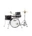 Pearl Roadshow 4-pcs Drum Set 1812B/1007T/1410F/1350S with Cymbal & Hardware Jet Black Finish