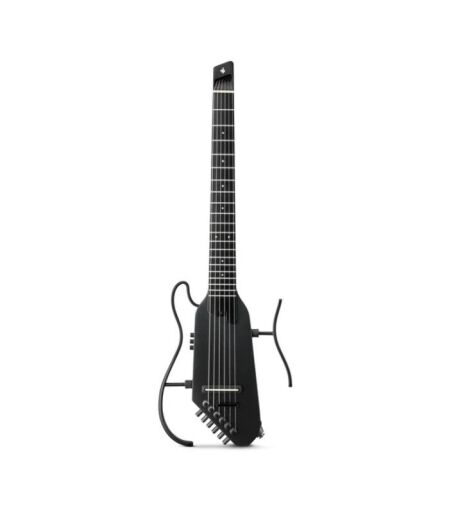 Donner - EC7252 HUSH-C Acoustic-Electric Guitar - Black - Image 1