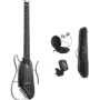 Donner HUSH-I Acoustic-Electric Guitar Kit for Travel Silent Practice Color: Maple-Black