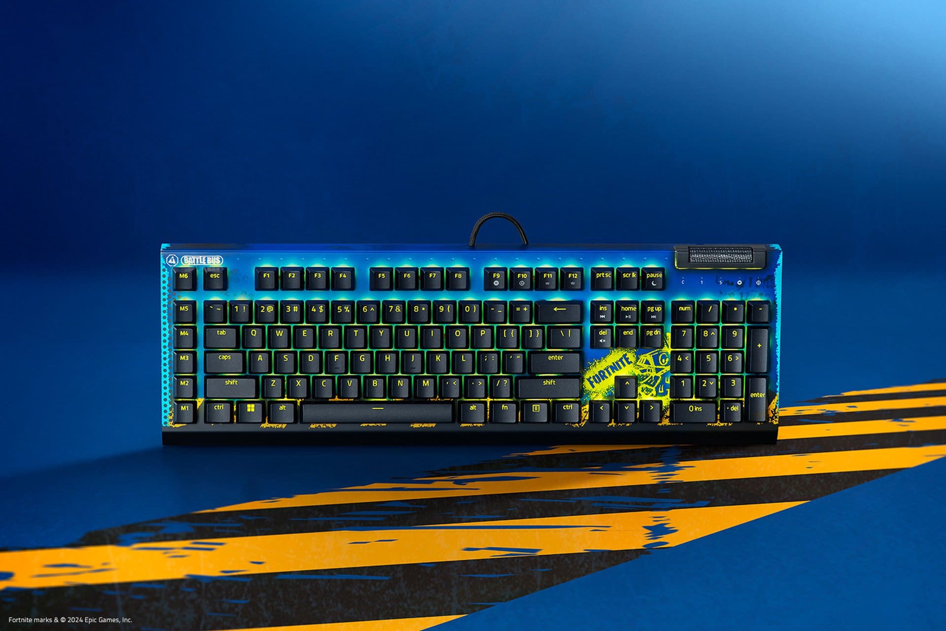 Razer BlackWidow V4 X Yellow Switch - Fortnite Edition