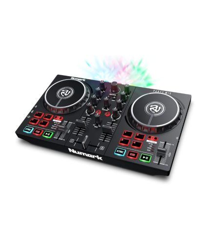 Numark PARTYMIX II - DJ Controller with Built-In Light Show, USB