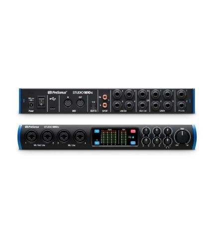 PreSonus Studio 1810c 18x8, 192 kHz, USB Audio Interface with Studio One Artist and Ableton Live Lite DAW Recording Software