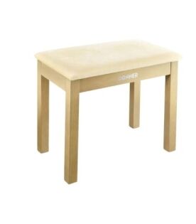 Stool with Music Storage - Beige 02