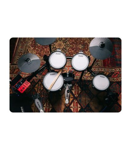 Alesis Electronic Drum Set, Dual Zone Silent Mesh Pad, 500+ BFD Sounds, Bluetooth, USB, MIDI Drumeo Lessons, Drumsticks, Double Kick Support, Alesis Nitro Pro