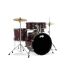 PDP Drums - PDCE2215KTRR Center Stage 5-Pieces Drumset with Hardware and Cymbals - Ruby