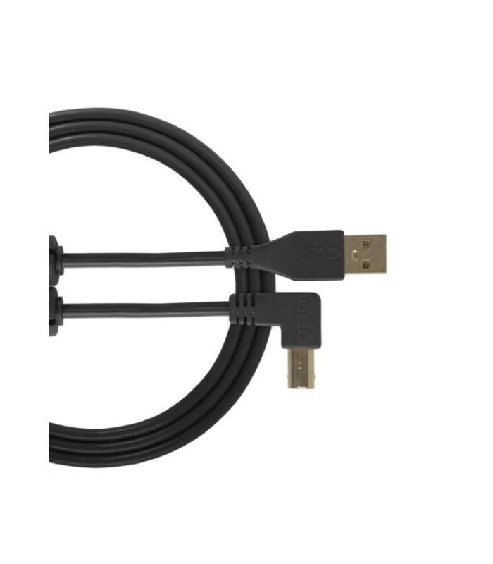 UDG - U95006BL UDG Ultimate Audio Cable USB 2.0 A-B Black Angled 3m - Image 1