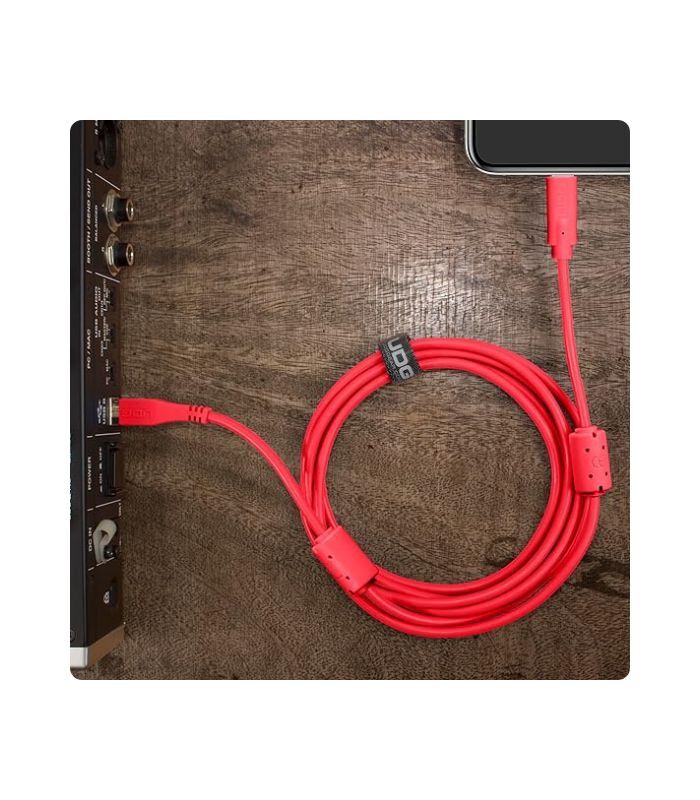 UDG - U96001RD UDG Ultimate Audio Cable USB 2.0 C-B Red Straight 1.5m - Image 6