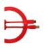 UDG - U96001RD UDG Ultimate Audio Cable USB 2.0 C-B Red Straight 1.5m