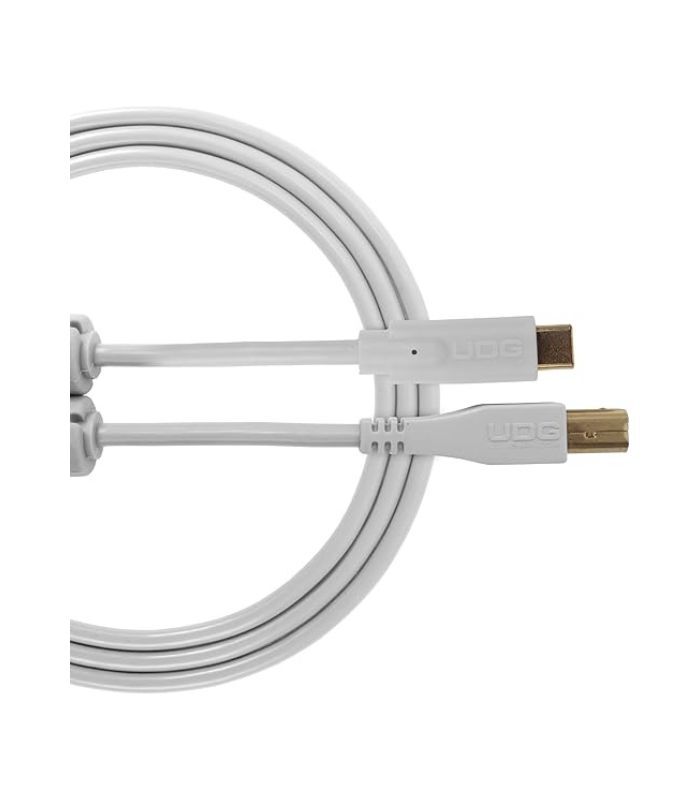 UDG - U96001WH UDG Ultimate Audio Cable USB 2.0 C-B White Straight 1.5m - Image 1