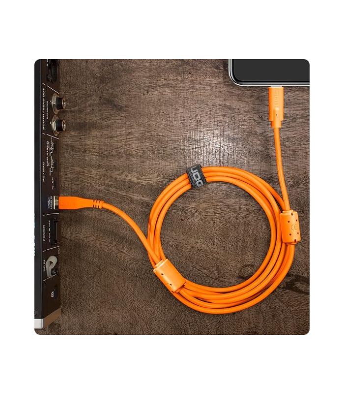 ⁦يو دي جي - يو ٩٦٠٠١ او ار يو دي جي ألتيميت كيبل صوت يو اس بي ٢.٠ سي-بي برتقالي مستقيم ١.٥ متر⁩ - الصورة ⁦6⁩