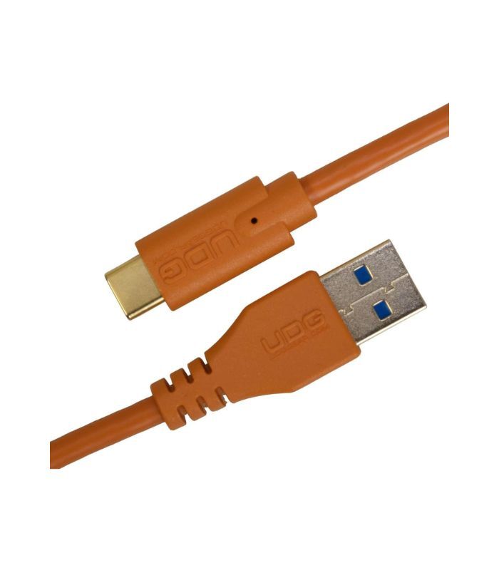 UDG - U98001OR UDG Ultimate Audio Cable USB 3.2 C-A Straight 1.5m Orange - Image 2