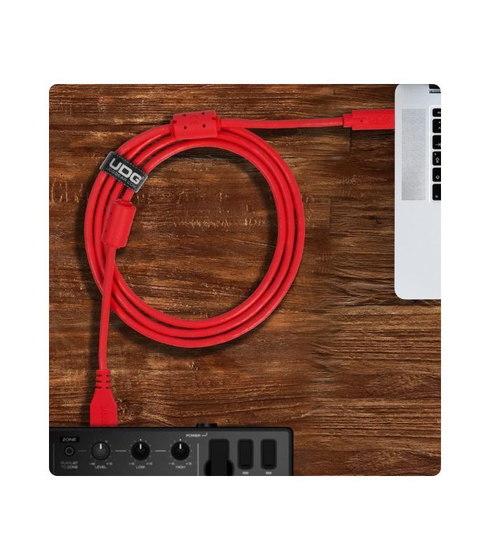 UDG - U98001RD UDG Ultimate Audio Cable USB 3.2 C-A Straight 1.5m Red - Image 7