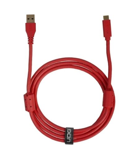 ⁦يو دي جي - يو ٩٨٠٠١ ار دي يو دي جي ألتيميت كيبل صوت يو اس بي ٣.٢ سي-اي مستقيم ١.٥ متر - أحمرِ⁩ - الصورة ⁦1⁩