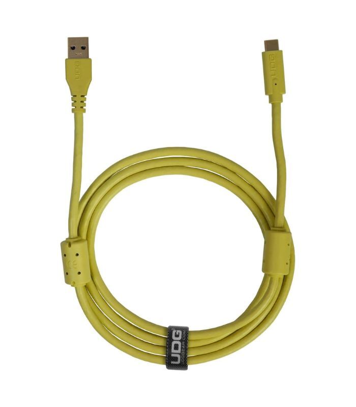 UDG - U98001YL UDG Ultimate Audio Cable USB 3.2 C-A Straight 1.5m Yellow - Image 1