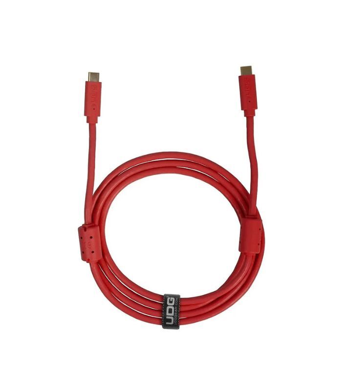 UDG - U99001RD UDG Ultimate Audio Cable USB 3.2 C-C Straight 1.5m - Red - Image 1