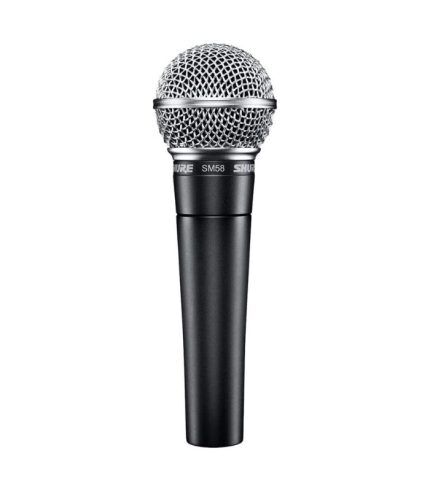 Shure SM58-LC, Cardioid Dynamic Vocal Microphone, Dynamic, Studio Ready, Cardioid, For Live Performance, Home Recording & Podcast