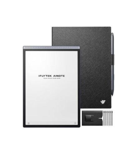 iFLYTEK AINOTE Air2 8.2" E Ink Tablet with Pen, Voice-to-Text, Language Translation, Android System, WiFi & Bluetooth - Digital Notebook for Note Taking, Study, and Meetings with ChatGPT Support