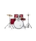 Pearl Roadshow 5pc Drum Set 2216B/1008T/1209T/1616F/1455S with Cymbal & Hardware Matte Red Finish