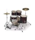 Pearl Roadshow 5pc Drum Set 2216B/1008T/1209T/1616F/1455S with Cymbal & Hardware Red Wine Finish - Image 3