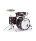 Pearl Roadshow 5pc Drum Set 2216B/1008T/1209T/1616F/1455S with Cymbal & Hardware Red Wine Finish - Image 2