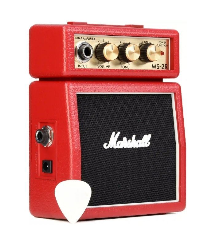 Marshall MS-2R - 1-watt Battery-powered Micro Amp - Red - Image 1
