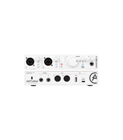 MiniFuse 2
Flexible dual audio interface.
MiniFuse 2 is a next-gen audio & MIDI interface that gives you everything you need to make music and audio your own way. With unmatched sound quality, smart connectivity, and an exclusive music-making software pack, this is a portable audio companion evolved.