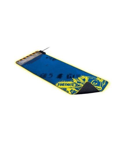 Razer Goliathus Chroma Gaming Mouse Pad with RGB Lighting - Fortnite Edition, Micro-Textured Cloth Surface, Non-Slip Rubber Base, Cable Catch for Cable Mgt, Extended Size, Blue | RZ02-02500800-R3M1