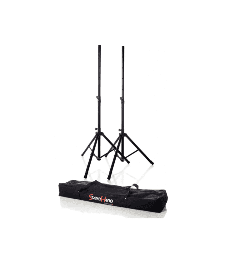 Bespeco - SH80NP - 2 Speaker Stands with Pouch - Image 1