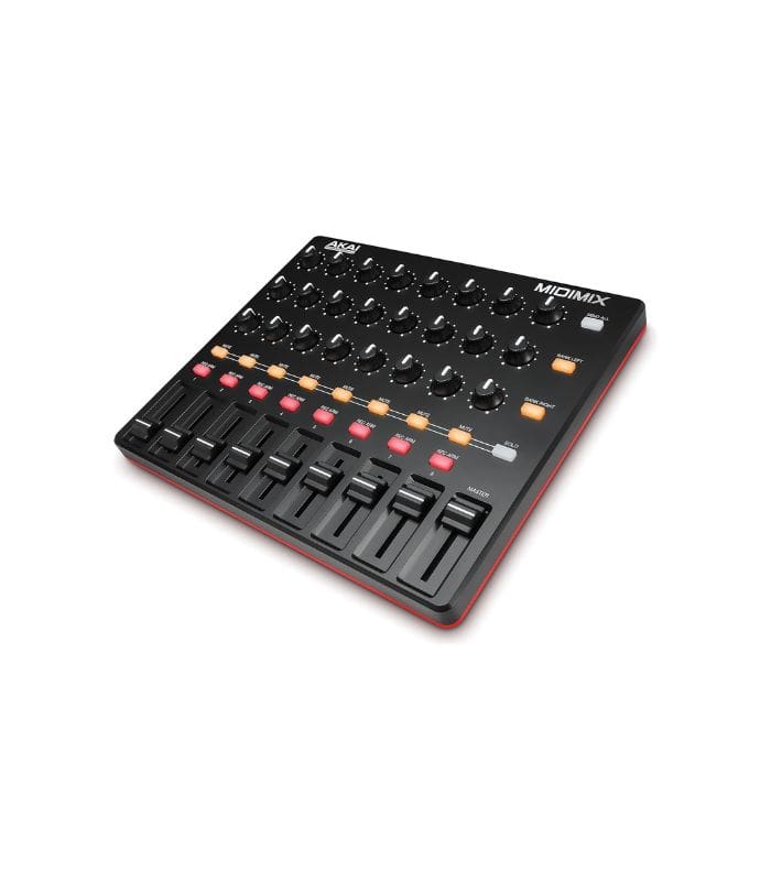 AKAI Professional MIDImix - USB MIDI Controller Mixer with Assignable Faders & Master Fader, 24 Knobs and 16 Buttons, 1 to 1 Mapping With Ableton Live