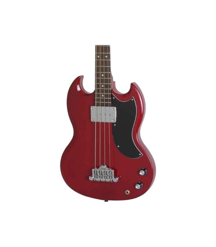 Epiphone EB-0 Electric Bass Guitar, Cherry Red
