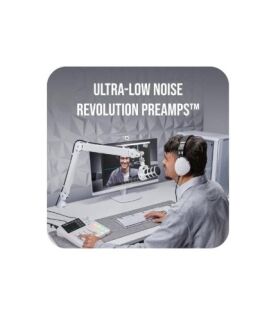 RØDE RØDECaster Duo Compact All-in-One Audio Production Solution for Podcasting, Streaming, Music Production and Content Creation (White)