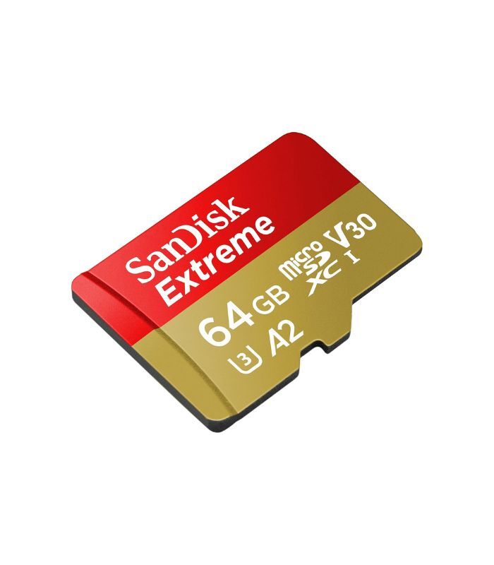 Sandisk extreme microsd uhs i card 64gb for 4k video on smartphones,action cams 170mb/s read,80mb/s write, sdsqxah-064g-gn6mn