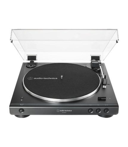 Audio-Technica Audio Technica AT LP60XBT Full Automatic Wireless Belt Drive Turntable, Black