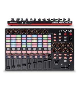 Akai Professional APC40 MKII Pad Controller USB Performance Controller for Ableton Live with 8 Encoders, 9 Faders, 1 Crossfader, and Clip-launch Matrix