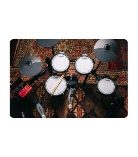 Alesis Electronic Drum Set, Dual Zone Silent Mesh Pad, 500+ BFD Sounds, Bluetooth, USB, MIDI Drumeo Lessons, Drumsticks, Double Kick Support, Alesis Nitro Pro