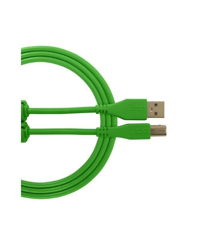 UDG - U95003GR UDG Ultimate Audio Cable USB 2.0 A-B Green Straight 3m - Image 1