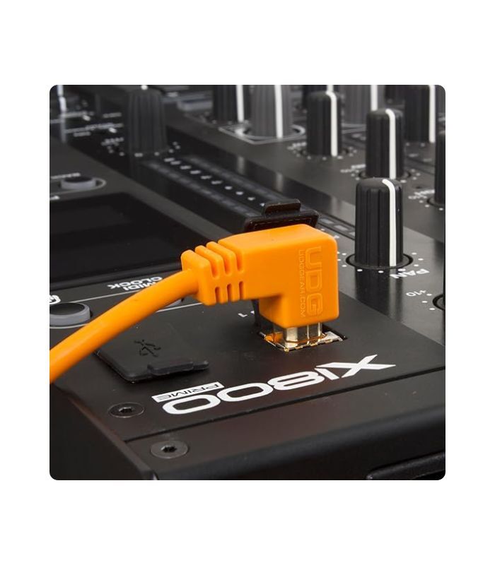 UDG - U95004OR UDG Ultimate Audio Cable USB 2.0 A-B Orange Angled 1m - Image 5