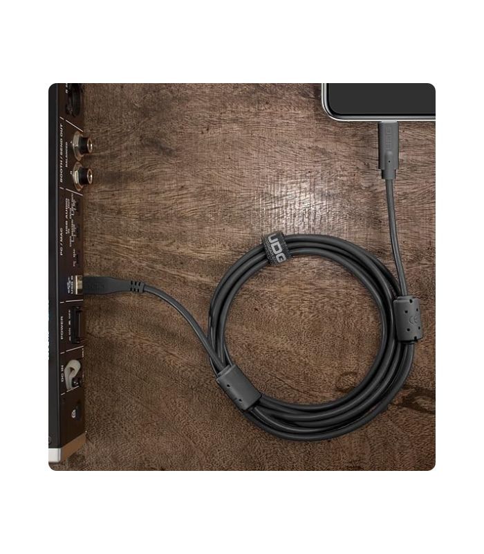 UDG - U96001BL UDG Ultimate Audio Cable USB 2.0 C-B Black Straight 1.5m - Image 6