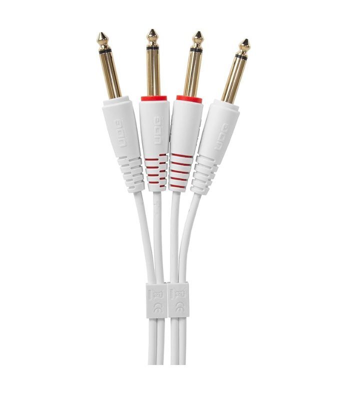 UDG - U97002WH UDG Ultimate Audio Cable Set 1/4" Jack - 1/4" Jack White 1.5m - Image 2