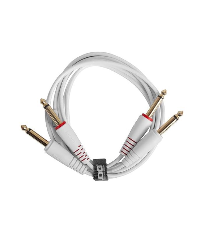 U97002WH UDG - U97002WH UDG Ultimate Audio Cable Set 1/4" Jack - 1/4" Jack White 1.5m - Image 1