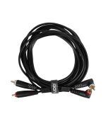 UDG - U97005BL UDG Ultimate Audio Cable Set RCA Straight - RCA Angled Black 3m