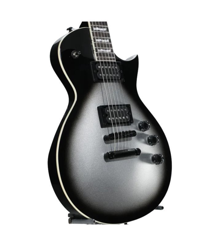 ESP - LTD Eclipse EC-256 Series Electric Guitar Silver Sunburst Teardrop Finish - Image 8