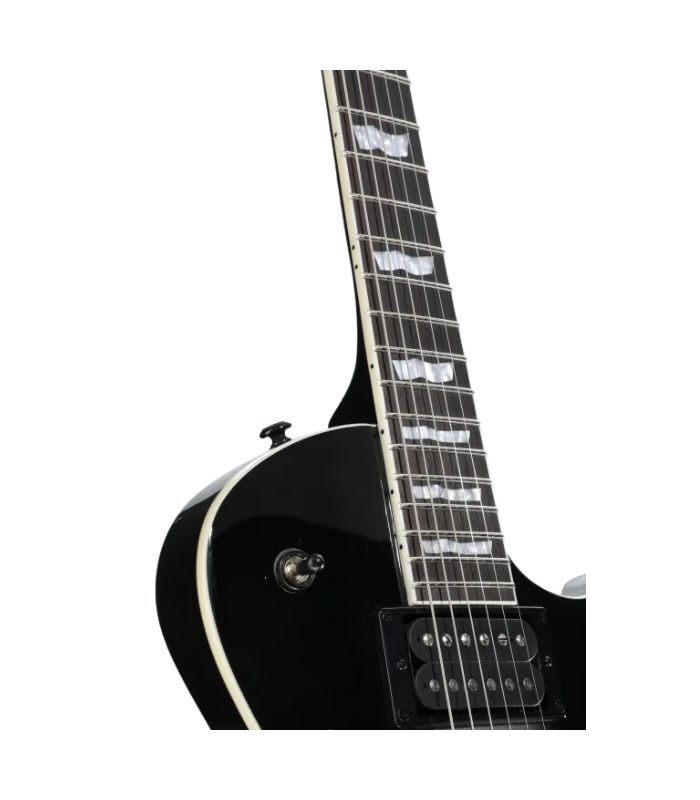 ESP - LTD Eclipse EC-256 Series Electric Guitar Silver Sunburst Teardrop Finish - Image 5