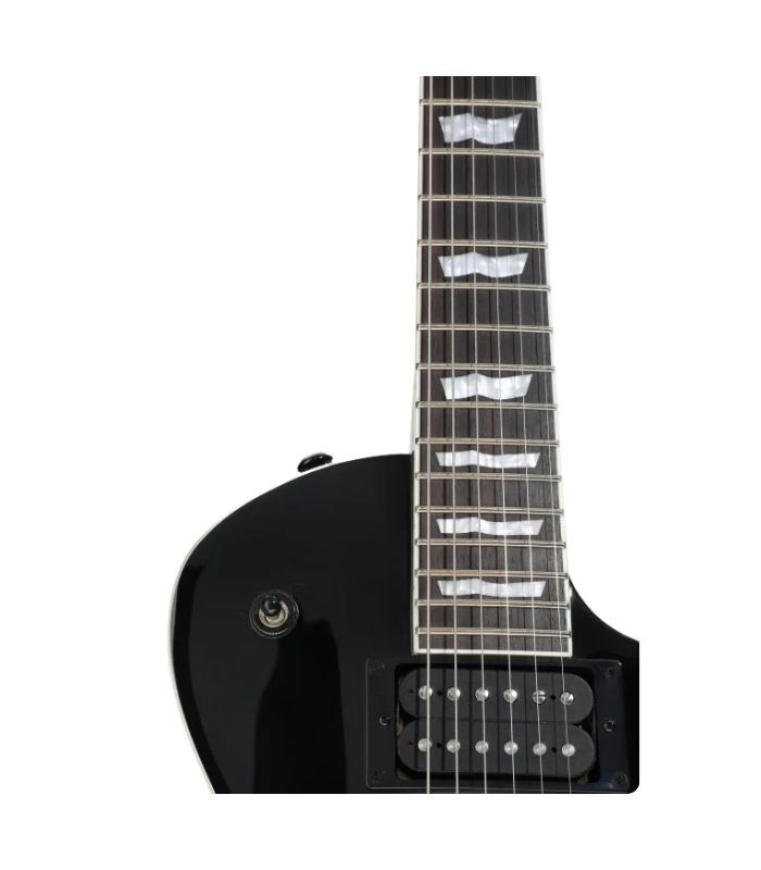 ESP - LTD Eclipse EC-256 Series Electric Guitar Silver Sunburst Teardrop Finish - Image 6